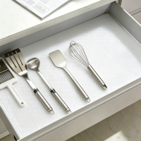 Revêtement de tiroir de cuisine moderne en EVA, résistant à la chaleur, à la déchirure, aux rayures et à l'humidité, sans outil de pose, taille et épaisseur personnalisables