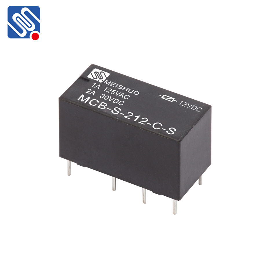 Meishuo Manufacturer MCB DPDT 2A 5V General Purpose Signal Relay Stock IoT Compatible Relays