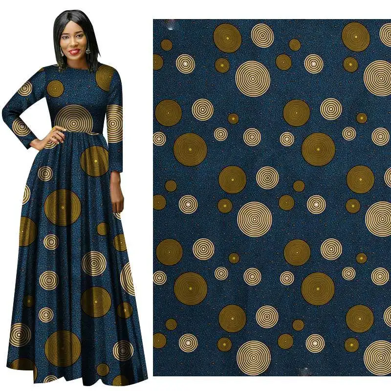 100% Cotton Wax Guaranteed Real wax print Batik fabric hollandais pagne africa national dress