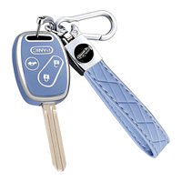 Schlüsselanhänger-Hülle aus TPU, kratzfest, für 2003–2015 Accord Fit Civic EX CR-V Pilot Ridgeline Element Remote Smart
