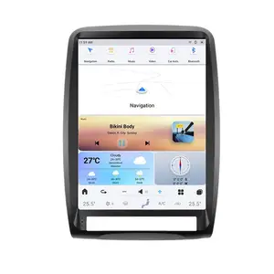 Tesla ekran 12.1 "Android 13 4G-64G araba radyo GPS navigasyon Dodge Durango için 2014-2016 araç DVD oynatıcı oyuncu Android Stereo