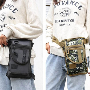 Sacs de taille pour l'extérieur, hommes et femmes, tendance, sport, pêche, équipement multifonctionnel, sacs tactiques pour les jambes, sac de vélo - Product Image 4