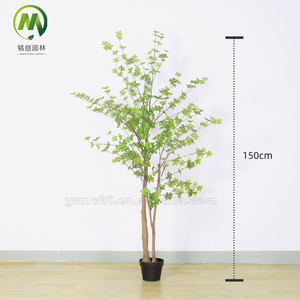 Arbres artificiels cloche japonaise toucher réel bonsaï fausses plantes avec <span class=keywords><strong>pot</strong></span> fournitures de jardin décoration pour la maison bureau - Product Image 3