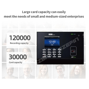 ZK Teco M300PLUS zaman devam sistemi biyometrik parmak izi tarayıcı zaman devam makinesi zaman saati parmak izi - Product Image 5