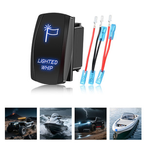 Interrupteur à bascule lumineux pour bateau, yacht, camping-car, panneau de commande étanche, matériau ABS - Product Image 3