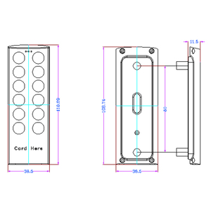 Nút khóa Keyless Locker ổ khóa kỹ thuật số phòng tắm hơi tủ văn phòng và phòng bi-a kết hợp khóa NFC rfidlock - Product Image 6