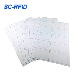 Nhà máy tùy chỉnh A3 A4 định dạng UHF RFID NFC thông minh PVC IC thẻ Inlay tấm cho cán nóng - Product Image 3