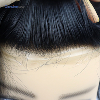 Prothèse capillaire personnalisée pour homme asiatique, base durable en soie et peau fine, système de remplacement capillaire en cheveux Remy