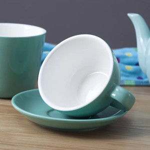 2021 logo personalizzato nero giallo rosso <span class=keywords><strong>rosa</strong></span> bianco ceramica cappuccino espresso latte tazze tazze tazze da caffè - Product Image 4