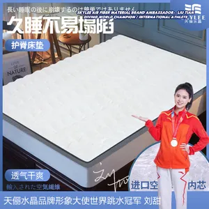 Skylee Japan Korea Hot Sale Air Fiber Mattress Manufacturer Wholesale 4D Air Net POE Mattress Queen Size King Size Mattress