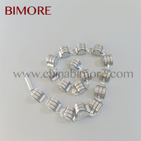 Chaîne de main courante d'escalator Bimore DAA332N, 17 maillons, pas de 56 mm ou 50 mm pour XO508 XO-508