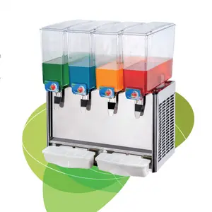 Machine distributeur de boissons froides, distributeur de jus/fruits, appareil Commercial de ml, 4 réservoirs