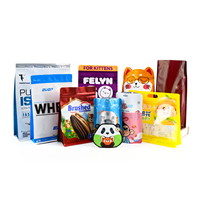 Custom Vochtbestendige Snack Mylar Tas Voor Gedroogd Fruit Snacks Low Moq Herbruikbare Aluminiumfolie Stand-Up Zakje