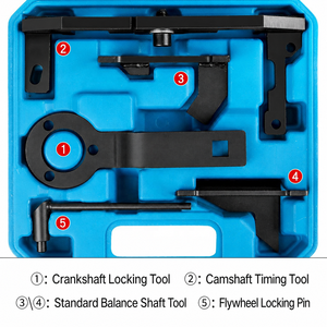 ชุดเครื่องมือตั้งเวลาวาล์วเครื่องยนต์สำหรับ Opel Vauxhall <span class=keywords><strong>Corsa</strong></span> Combo Crossland Peugeot 208 308 2008 1.2T ชุดล็อคเครื่องยนต์ - Product Image 3