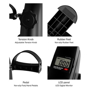 Pedal Fitness Ejercitador debajo del escritorio Bicicleta con <span class=keywords><strong>contador</strong></span> de calorías - Product Image 4