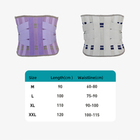 Ceinture de soutien lombaire respirante en maille avec coussinet 3D et système de soutien 8X pour soulager les douleurs du bas du dos chez les femmes et les hommes