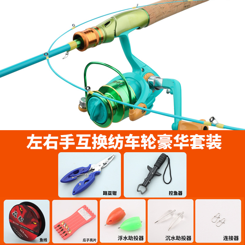 Spinning rod and reel set - deluxe