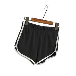 2024 Summer Custom High Quality Elastic Waistwoman Shorts Sports Gym Biker Yoga Shorts Scrunch Butt Shorts With Pockets Women