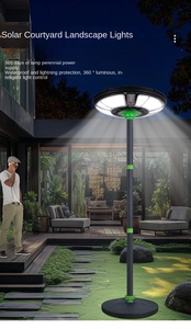 Nueva Luz de jardín Carga solar integrada Instalación a prueba de agua Fácil Alto brillo Luz de jardín con pilas - Product Image 2