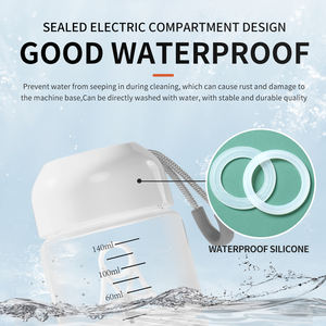 Taza de mezcla automática con carga USB, taza agitadora de café eléctrica de vidrio ecológica, diseño impermeable, operación con un botón para el hogar - Product Image 3