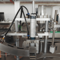 Machine automatique de remplissage et de bouchage d'eau minérale 20-48 BPM, ligne de production d'eau en bouteille PET en acier inoxydable