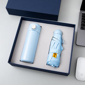 Paraguas Aislante con Protección Solar, Color Azul Cielo, Diseño <span class=keywords><strong>Simple</strong></span> y Moderno, en Caja de Regalo, Ideal para Regalos Empresariales y Promocionales - Product Image 4