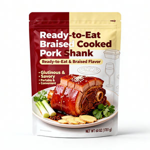 Sachet rétractable en aluminium imprimé sur mesure, résistant aux perforations, haute barrière et étanche, pour viande <span class=keywords><strong>de</strong></span> <span class=keywords><strong>porc</strong></span> braisée prête à consommer - Product Image 1
