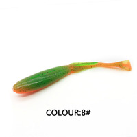 Leurre souple artificiel en gel de silicone bionique 8 cm/34 g en forme de poisson pour la pêche en extérieur ; Vente en gros disponible auprès du fabricant