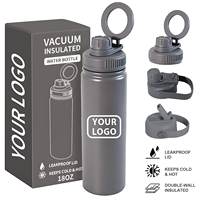Bouteille isotherme sous vide 18oz avec boîte colorée personnalisée, garde le corps de la tasse propre pendant longtemps, vente en gros en vrac, service OEM ODM