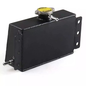 Tanque de Reserva de Refrigerante de Aluminio de 1.6L Universal para Carreras, para Honda Civic 240SX WRX, Tanque de Expansión de Aire Acondicionado, Montaje con Tornillos - Product Image 3