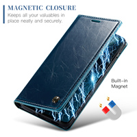 2023 étui de téléphone en cuir PU grain plissé CaseMe pour Oneplus11 pour Google Pixel Fold portefeuille étui de téléphone multifonction