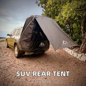 Tente de camping extérieure d'extension arrière imperméable pour SUV/<span class=keywords><strong>Van</strong></span> <span class=keywords><strong>auvent</strong></span> pliable d'ombre de <span class=keywords><strong>hayon</strong></span> de polyester pour la tente arrière de voiture de tourisme - Product Image 2