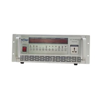 Convertisseur de fréquence monophasé 400Hz 1kVA monté en rack pour pièces d'avion alimentations cc 115V entrée 60Hz sortie 500W 3000W