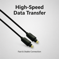 Câble audio optique tressé en PVC OEM ODM 1m noir avec coque en alliage d'aluminium plaqué or Toslink pour haut-parleur audio-vidéo numérique