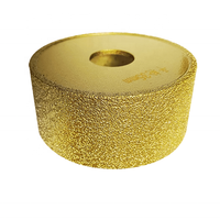 Disque abrasif diamanté TGS meule brasée sous vide coupe meule profilée diamantée à bord plat pour meuleuse d'angle