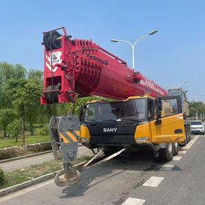 Grúa Móvil SANY de 58000 kg con Pluma Roja y Cabina Amarilla, Bomba, Rodamiento y Motor para Operaciones de Elevación Pesada - Product Image 5