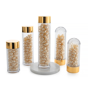 Botella de agua de medicina portátil, recipiente transparente personalizado de alta calidad con Mini caja redonda para pastillas pequeñas - Product Image 2