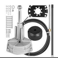Kit de haute qualité Câble de système hors-bord pour bateau de yacht à direction rotative marine de 14 pieds