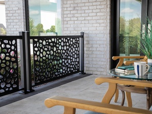 Sistema de Barandillas de Aluminio con Corte Láser de Diseño Moderno, Barandilla de Balcón Personalizada Popular BH, Barandilla Decorativa para Terraza - Product Image 5
