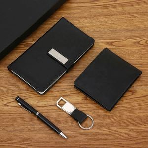 Premium Executive Gift <b>Set</b> with Branded <b>Notebook</b> Pen Keychain-Corporate Gifts - Product Image 3