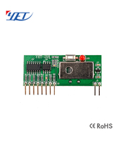 Module récepteur RF YET218 433M avec code d'apprentissage, décodeur, 433 MHz, sans fil, sortie 4 canaux, kit DIY pour télécommande, encodage 1527