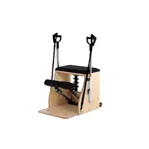 Cadeira de madeira para exercícios, máquina de fitness, cadeira de pilates, cadeira de bordo, passo, estiramento
