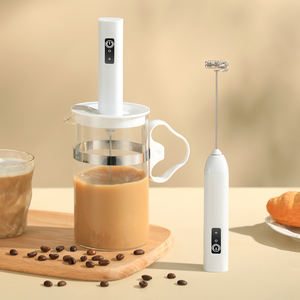 Haushalts Handheld Electric Egg Beater Milch Kaffee mixer Edelstahl Mini Schneebesen Milch schäumer - Product Image 3