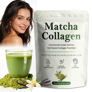 Latte al Matcha Super Collagene a Marchio Privato, Polvere Istantanea di Collagene e Magnesio per la Bellezza - Product Image 1