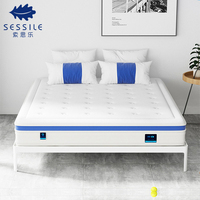 Anpassbare Hybrid-Federkern-Gel-Schaum-Matratze, 20 cm dick, Kingsize, modernes Design, 10 Jahre Garantie für Hotels, Großhandelspreis