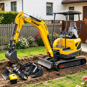 Mini-excavatrice conforme à la norme EU Stage V pour l'entretien routier et les travaux de tranchées en Europe, excavatrice sur chenilles pour usage agricole - Product Image 5