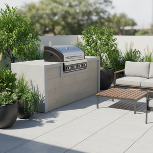 เตาบาร์บีคิวแก๊สสแตนเลสแบบฝังในเคาน์เตอร์ พร้อมเตาอบ ย่าง<span class=keywords><strong>ปลา</strong></span> ปิ้งย่างไร้ควัน ป้องกันสนิม 4 หัวเตา - Product Image 6