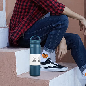 350ml 500ml Poudre Enduit Double Paroi En Acier Inoxydable Gobelet Extérieur Enfants Étudiant Sous Vide Thermique Bouteilles <span class=keywords><strong>D</strong></span>'<span class=keywords><strong>eau</strong></span> Flacon - Product Image 6