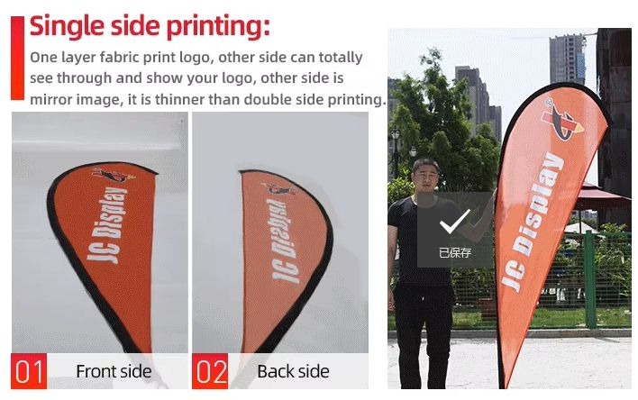 Single Side Print with 110g polyester