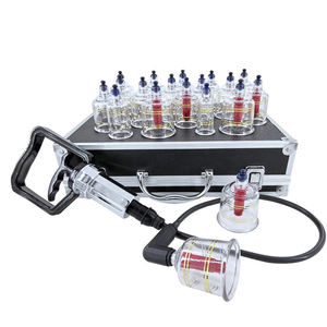 Kit de ventouses pour thérapie par aspiration, massage, physiothérapie, médecine chinoise, anti-cellulite, masseur corporel - Product Image 1